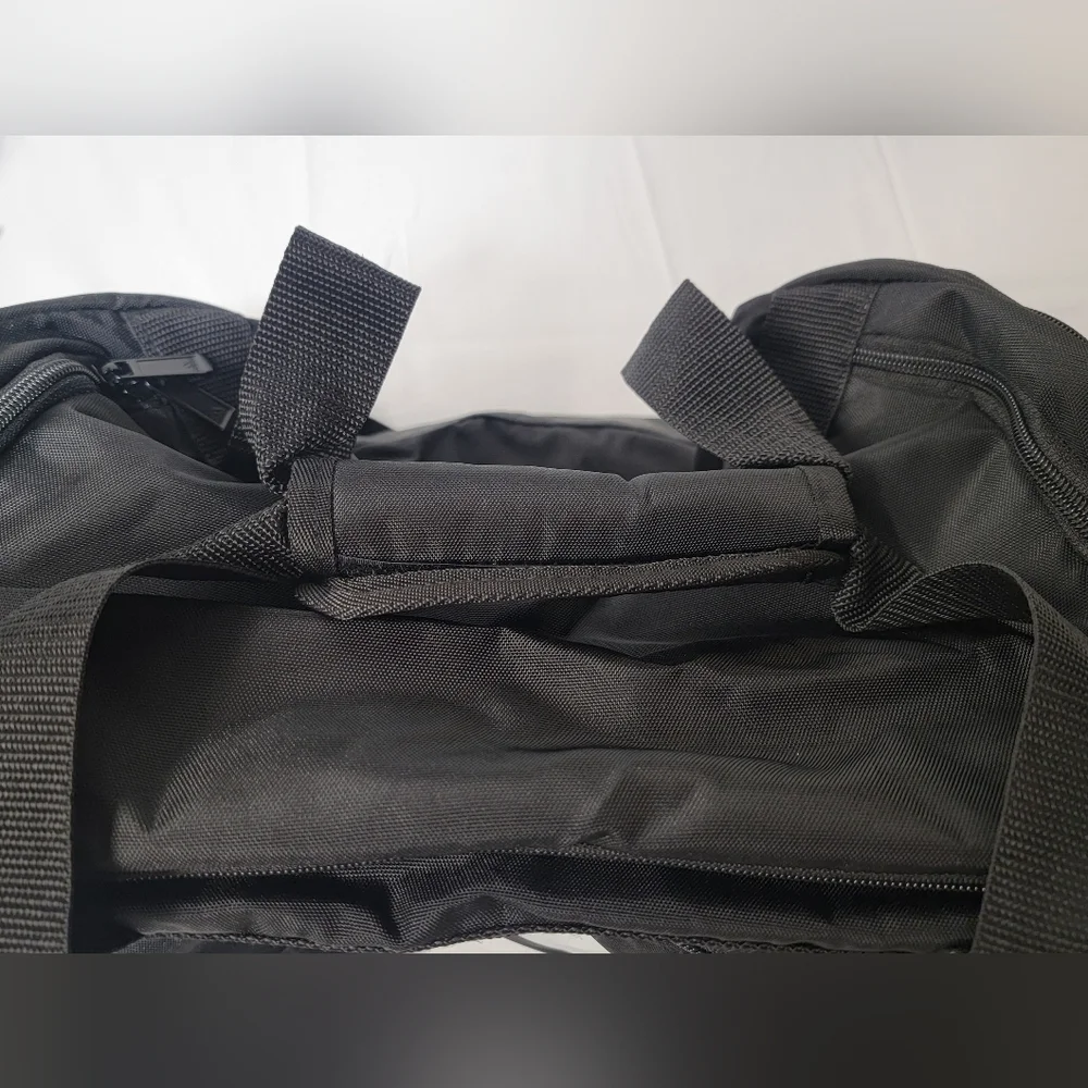 Adidas Defender IV Small Unisex Duffel Bag Black With White Logo New